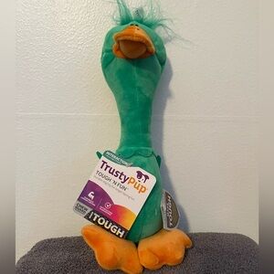 NWT Trusty Pup Dog  Squeaky Toy Duck